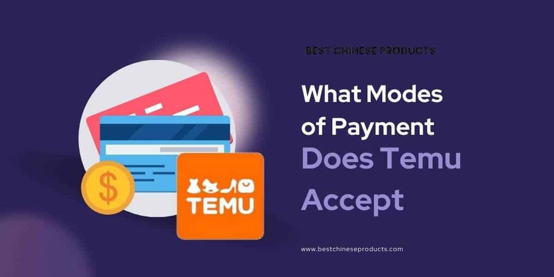 Modes of Payment Does Temu Accept