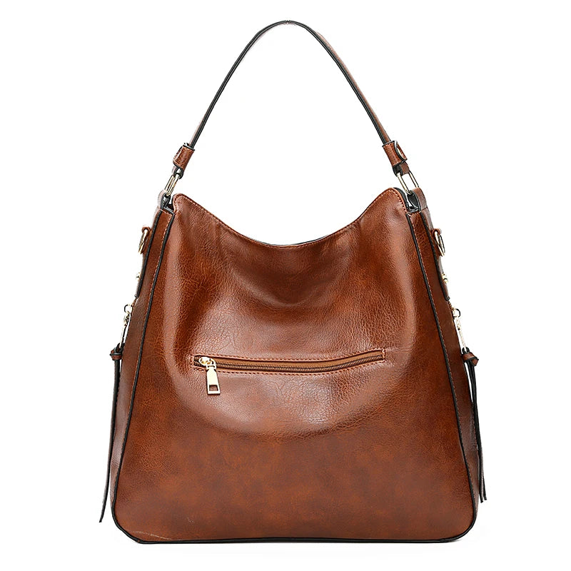 Leather Hobo Bag for Women