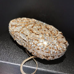 White Diamond Clutch Purse