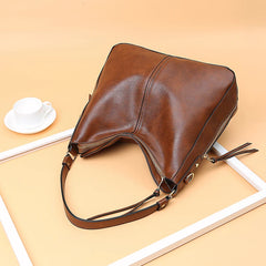 Leather Hobo Bag for Women