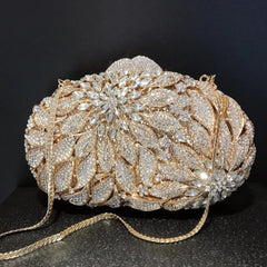 White Diamond Clutch Purse