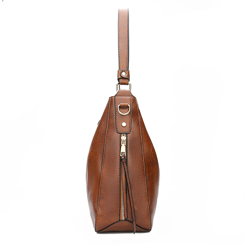 Leather Hobo Bag for Women