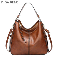 Leather Hobo Bag for Women