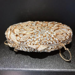 White Diamond Clutch Purse