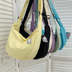 Solid Harajuku All-Match Shoulder Bag for Women