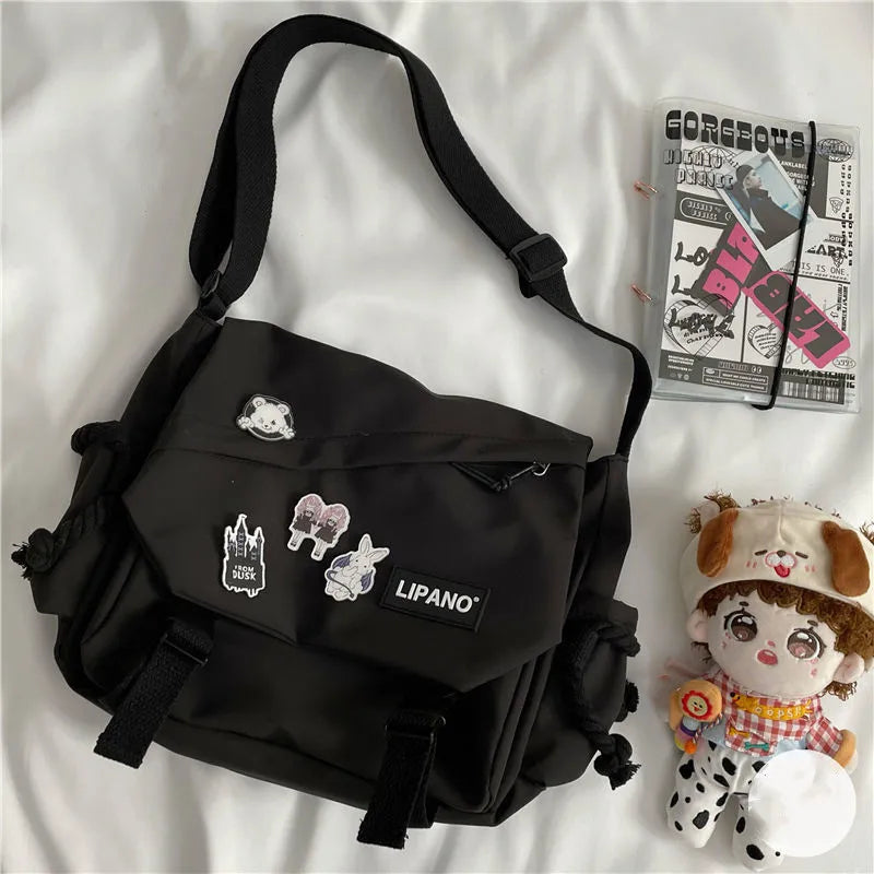 Large Capacity Nylon Crossbody Bag