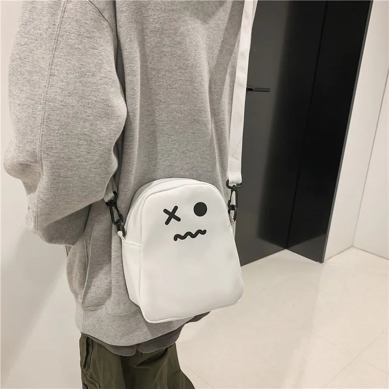 Funny Cute Ghost Canvas Shopper Bag