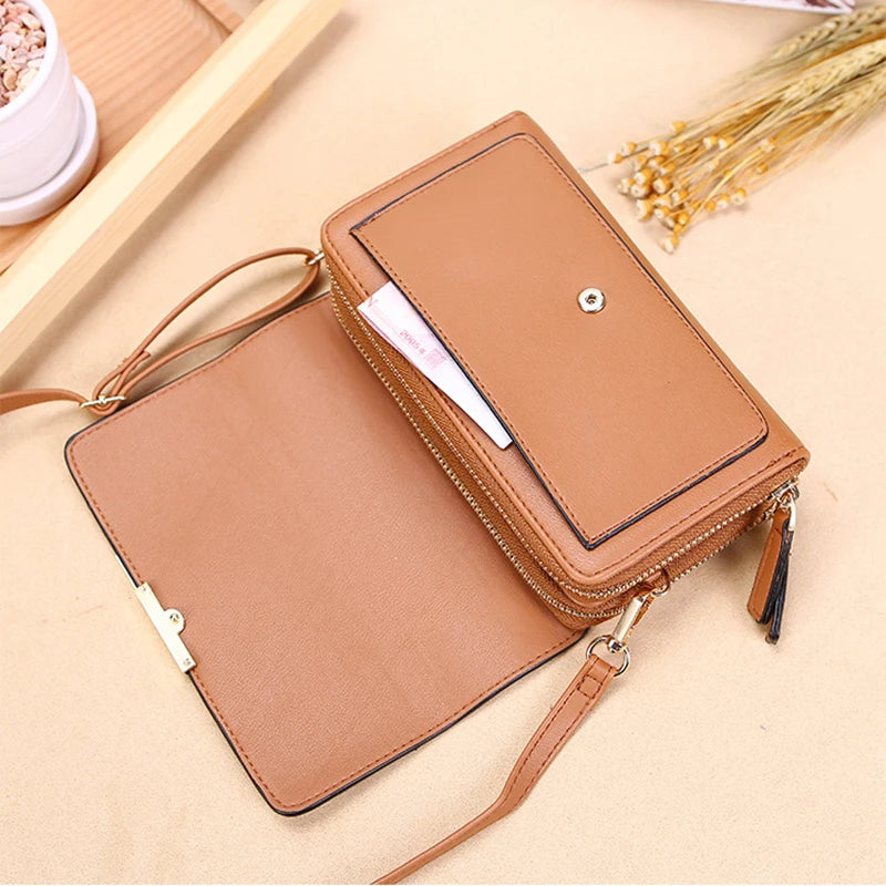 Multifunctional PU Leather Shoulder Bag