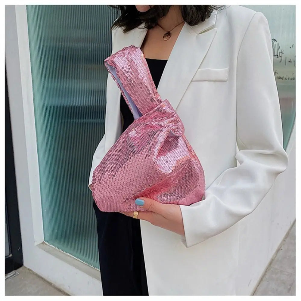 Reversible Sequin Evening Clutch Purse