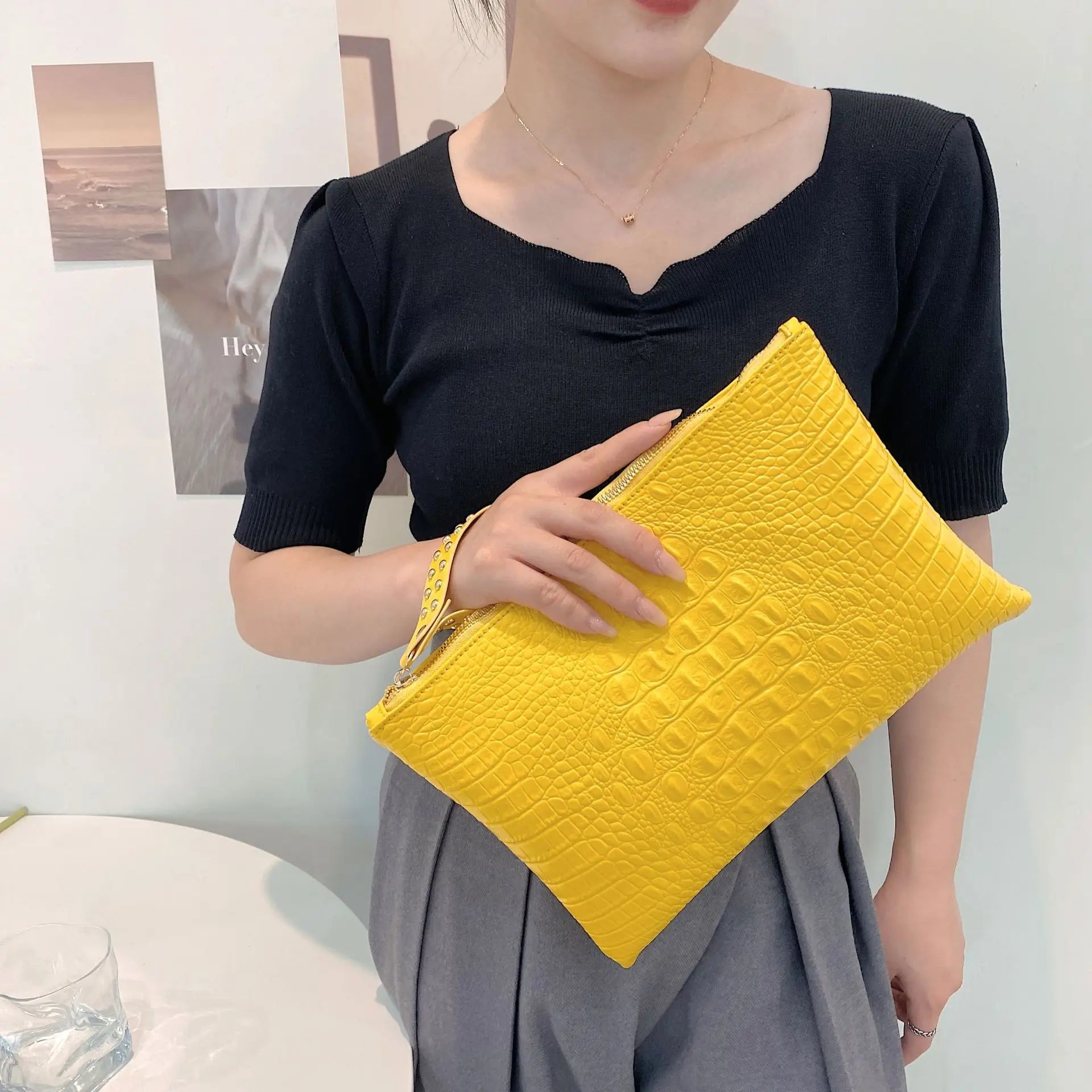 Luxury Envelope Clutch Handbag