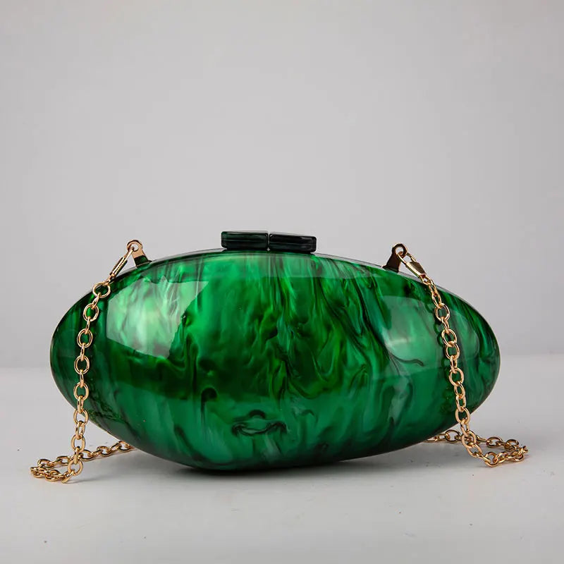 Pearl Acrylic Evening Bag