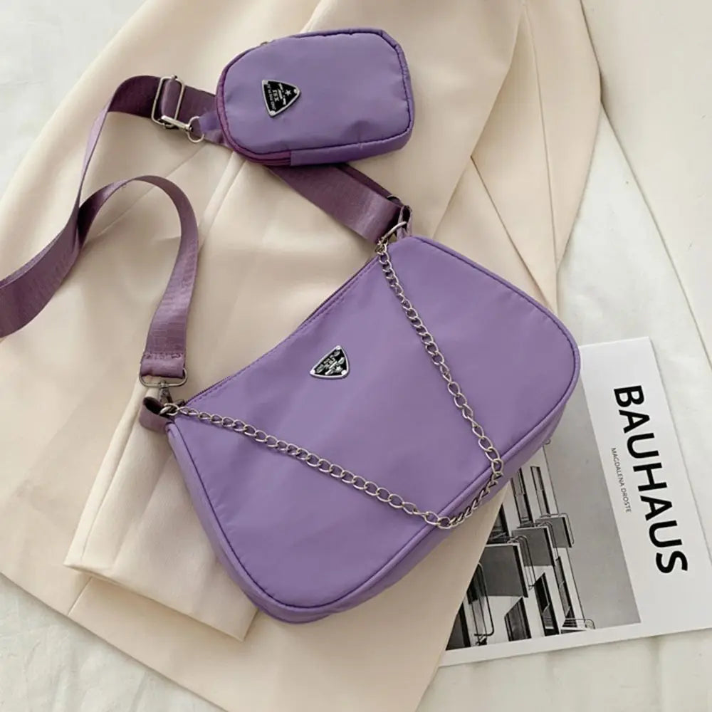 Fashion Casual Handbag Set: Crossbody and Shoulder Bags