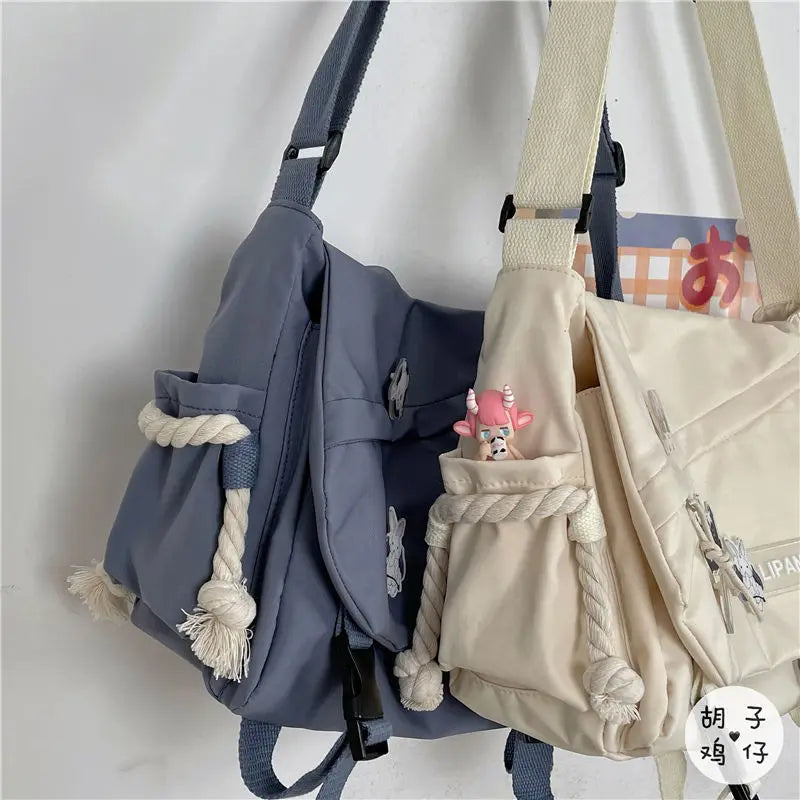 Large Capacity Nylon Crossbody Bag