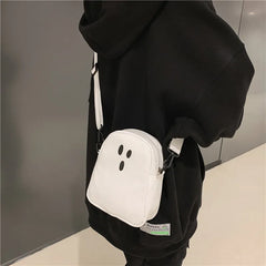 Funny Cute Ghost Canvas Shopper Bag