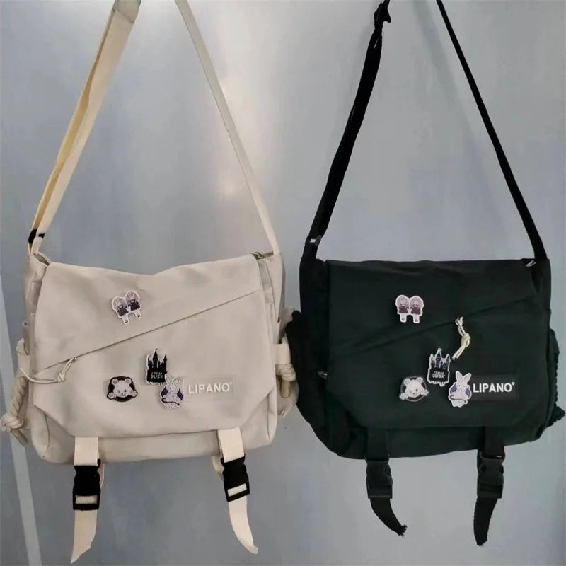 Large Capacity Nylon Crossbody Bag