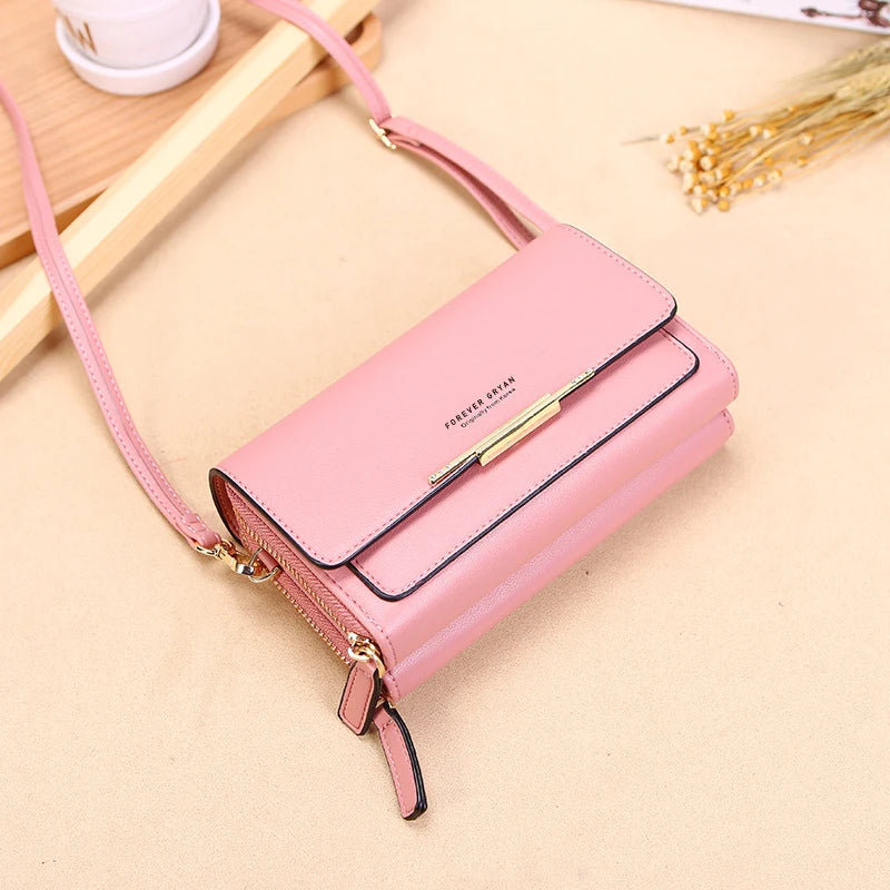 Multifunctional PU Leather Shoulder Bag