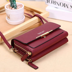 Multifunctional PU Leather Shoulder Bag