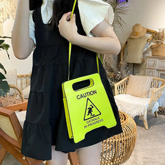 Novelty Stop Sign Crossbody Bag