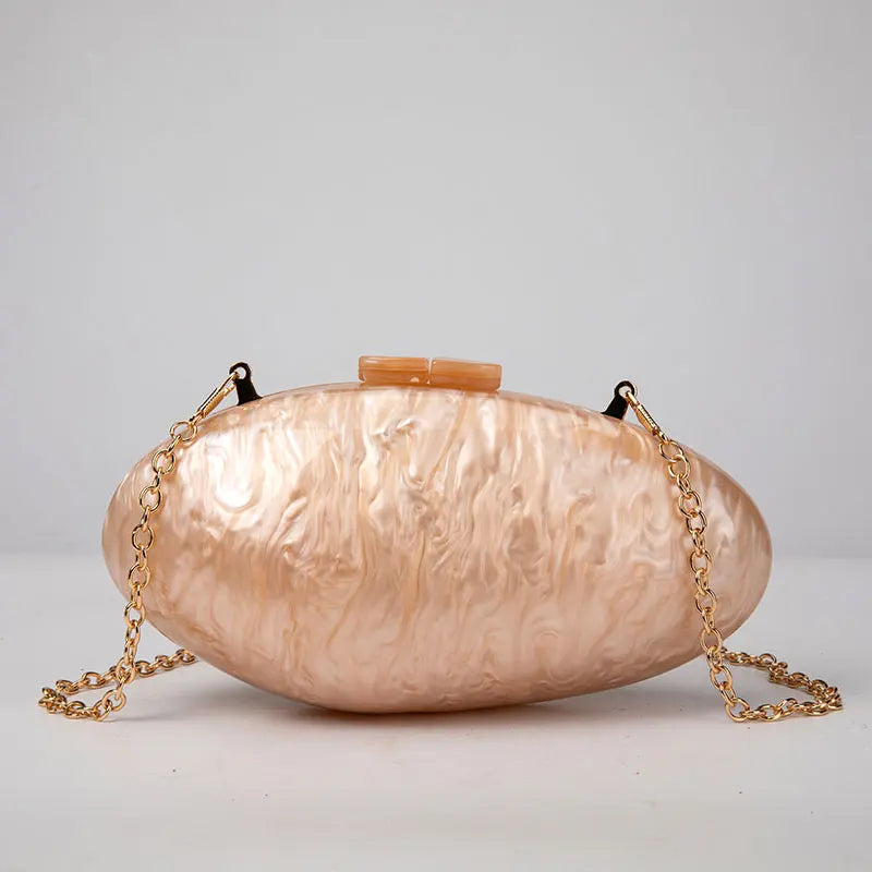 Pearl Acrylic Evening Bag