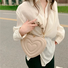 Love Heart Shape Shoulder Bag